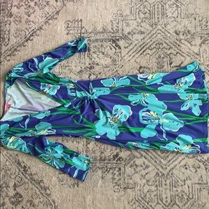 Euc lilly pulitzer wrap dress medium purple iris